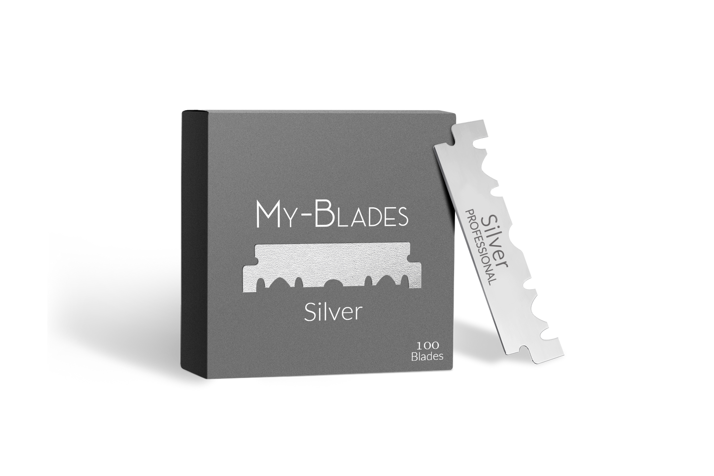 SILVER HALF BLADES 100CT.