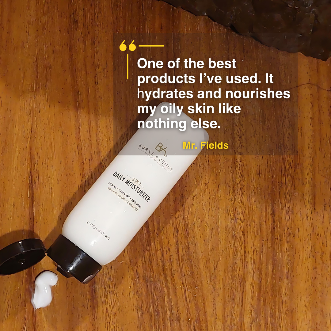 Customer feedback praising Burke Avenue® grooming quality