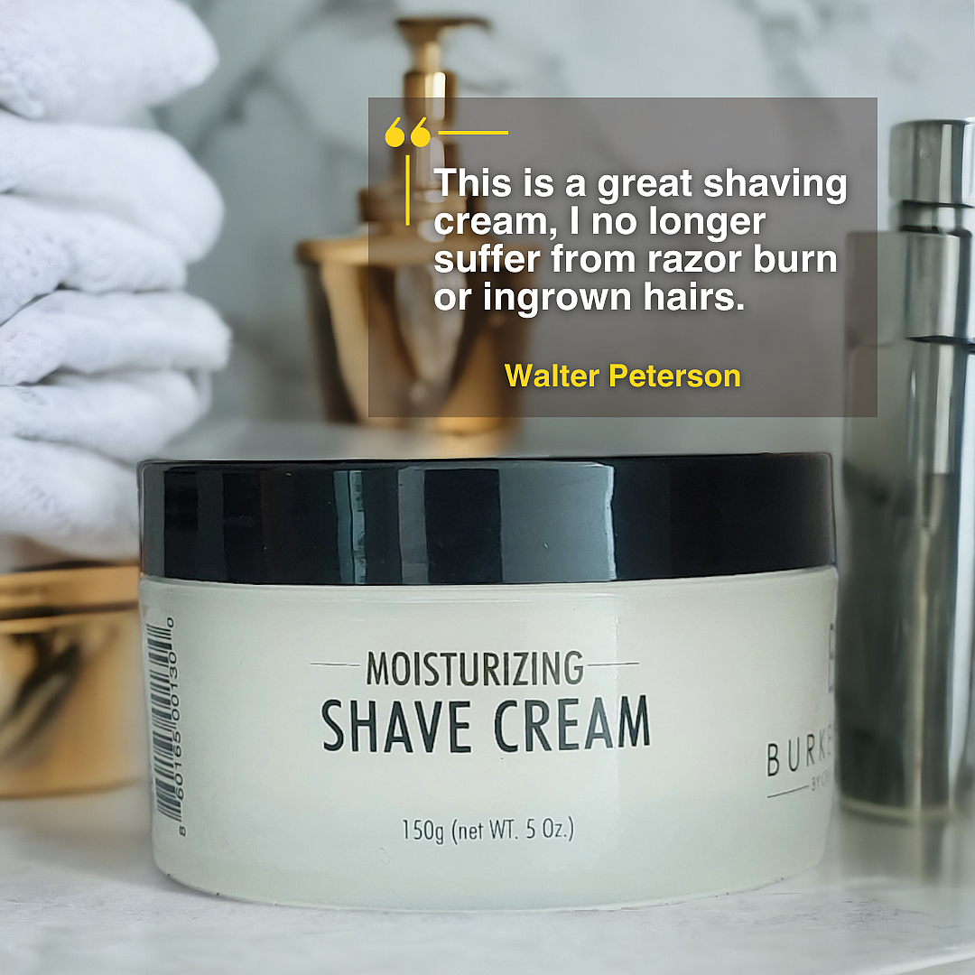 Testimonial – Burke Avenue® Moisturizing Shave Cream no ingrown hairs