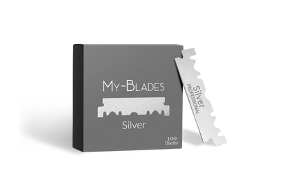 SILVER HALF BLADES 100CT.